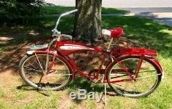 Schwinn Hornet 26 Mens Vintage 1957 Bicycle 26 All Original Nice