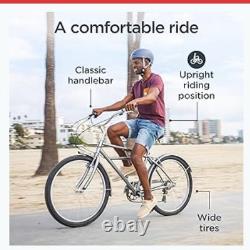 Schwinn Huron Beach Cruiser Bike for Adult, Single Speed Vintage Style Unisex