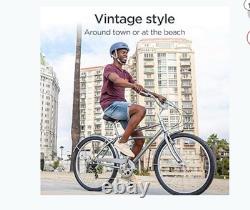 Schwinn Huron Beach Cruiser Bike for Adult, Single Speed Vintage Style Unisex