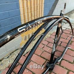 Schwinn Jaguar 5-speed Bicycle Frame With Fork Vintage Rare Black Balloon