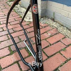 Schwinn Jaguar 5-speed Bicycle Frame With Fork Vintage Rare Black Balloon