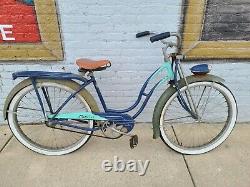 Schwinn Ladies Panther S2 26 Balloon Bicycle Vintage blue