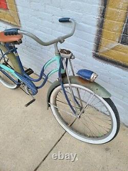 Schwinn Ladies Panther S2 26 Balloon Bicycle Vintage blue