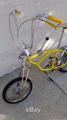 Schwinn Lemon Peeler Krate Stingray 1968 Vintage Bicycle muscle bike