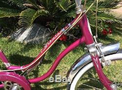 Schwinn Original 1967 20 Slik Chik Stingray Vintage Bicycle Krate Fastback 67