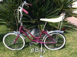 Schwinn Original 1967 20 Slik Chik Stingray Vintage Bicycle Krate Fastback 67