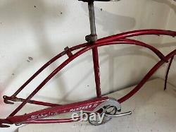 Schwinn Panther II RED 26 vintage antique Balloon Tire, Corvette, Jaguar 1959