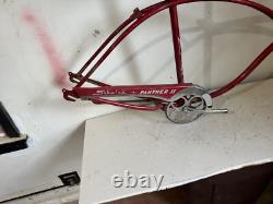 Schwinn Panther II RED 26 vintage antique Balloon Tire, Corvette, Jaguar 1959