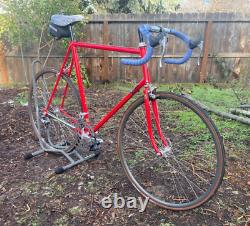 Schwinn Paramount Vintage Red Road Bike Columbus Dura-Ace 7400 58 x 62cm Steel