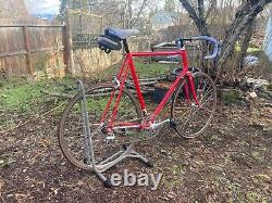 Schwinn Paramount Vintage Red Road Bike Columbus Dura-Ace 7400 58 x 62cm Steel