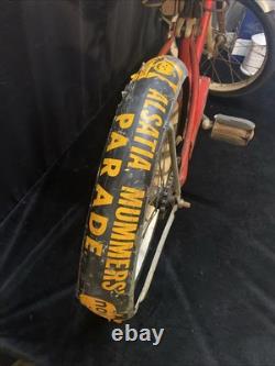 Schwinn Pixie Bicycle Red Original W Mummers Sticker Needs Tlc