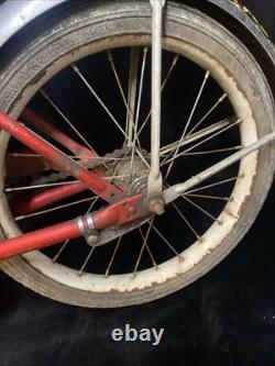 Schwinn Pixie Bicycle Red Original W Mummers Sticker Needs Tlc