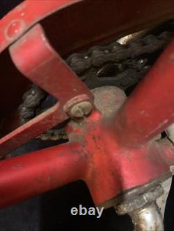 Schwinn Pixie Bicycle Red Original W Mummers Sticker Needs Tlc