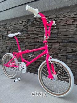 Schwinn Predator YO! FreeForm Pro Vintage Old BMX Freestyle Bike Pink 48 Araya