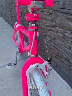Schwinn Predator YO! FreeForm Pro Vintage Old BMX Freestyle Bike Pink 48 Araya