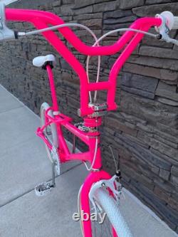 Schwinn Predator YO! FreeForm Pro Vintage Old BMX Freestyle Bike Pink 48 Araya