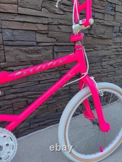 Schwinn Predator YO! FreeForm Pro Vintage Old BMX Freestyle Bike Pink 48 Araya