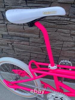 Schwinn Predator YO! FreeForm Pro Vintage Old BMX Freestyle Bike Pink 48 Araya