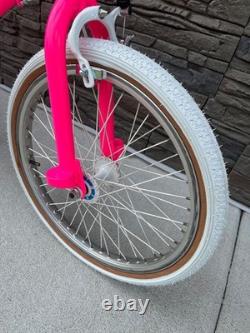 Schwinn Predator YO! FreeForm Pro Vintage Old BMX Freestyle Bike Pink 48 Araya