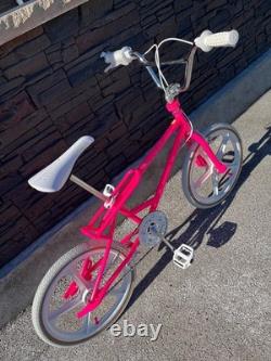 Schwinn Predator YO! FreeForm Pro Vintage Old BMX Freestyle Bike Pink Bicycle