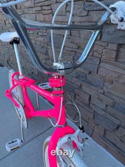 Schwinn Predator YO! FreeForm Pro Vintage Old BMX Freestyle Bike Pink Bicycle