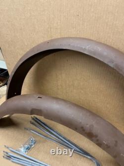 Schwinn Prewar 26 Bicycle Blade Fork Motorbike Fender Set Needs Painting