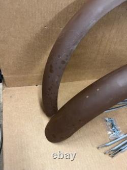 Schwinn Prewar 26 Bicycle Blade Fork Motorbike Fender Set Needs Painting