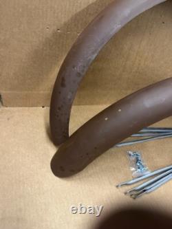 Schwinn Prewar 26 Bicycle Blade Fork Motorbike Fender Set Needs Painting