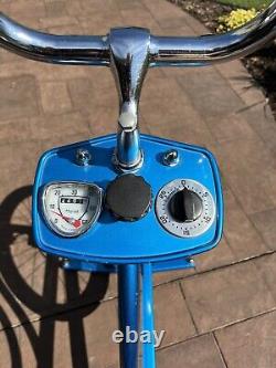 Schwinn Rare Cobalt Blue Exerciser Bicycle, Vintage