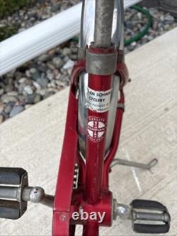 Schwinn Red Pixie Bicycle Vintage, 46 x 29 Great Condition