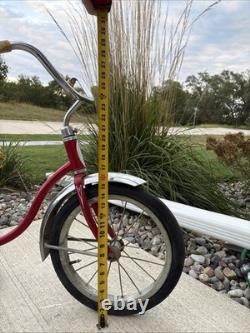 Schwinn Red Pixie Bicycle Vintage, 46 x 29 Great Condition