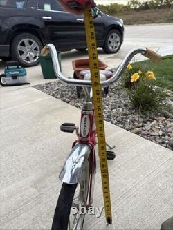 Schwinn Red Pixie Bicycle Vintage, 46 x 29 Great Condition