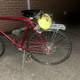 Schwinn Red Vintage Complete Bike With Rear Rack, Yellow Bag, Classic Design