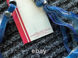 Schwinn SKY BLUE Glitter Handlebar Streamers-Vintage NOS Stingray on Card