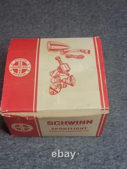 Schwinn SPORT LIGHT New in Box Vtg 1967 Complete Generator Set, Never Used
