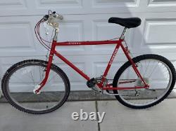 Schwinn Sierra vintage 1980s 26 MTS 100 Stem Red Conversion Ready Used