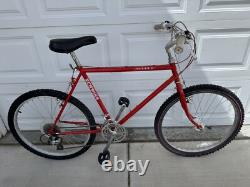 Schwinn Sierra vintage 1980s 26 MTS 100 Stem Red Conversion Ready Used