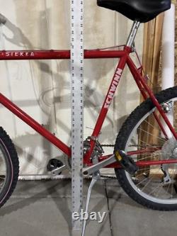 Schwinn Sierra vintage 1980s 26 MTS 100 Stem Red Conversion Ready Used