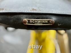 Schwinn Speedster Vintage Yellow Cruiser Bike Steel Frame
