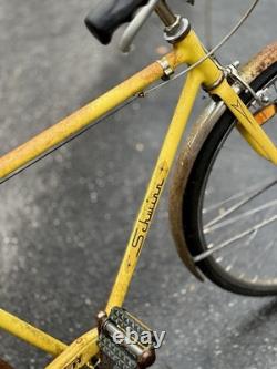 Schwinn Speedster Vintage Yellow Cruiser Bike Steel Frame