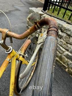 Schwinn Speedster Vintage Yellow Cruiser Bike Steel Frame