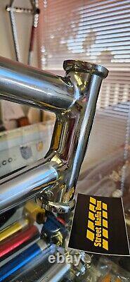 Schwinn Sting Comp 1980 Old school BMX race bike FRAME hand brazed polish Chrome