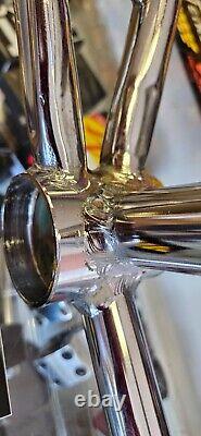 Schwinn Sting Comp 1980 Old school BMX race bike FRAME hand brazed polish Chrome