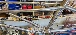 Schwinn Sting Comp 1980 Old school BMX race bike FRAME hand brazed polish Chrome