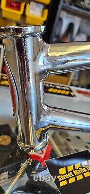 Schwinn Sting Comp 1980 Old school BMX race bike FRAME hand brazed polish Chrome