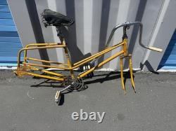 Schwinn Sting-Ray Vintage 1976 26 Wheel/Frame Unisex Adult Bicycle, Yellow