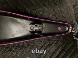 Schwinn Sting-Ray Vintage Bicycle Saddle Seat Purple & White Grape Krate