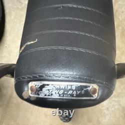 Schwinn Sting-Ray Vintage Muscle Bike Red 20 Steel Frame Black Banana Seat
