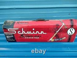 Schwinn Sting-Ray kick Scooter Limited Edition Gold Folds Up NOS in Box. Vintage