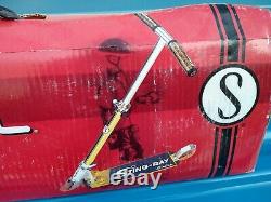 Schwinn Sting-Ray kick Scooter Limited Edition Gold Folds Up NOS in Box. Vintage